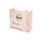 Wooden Box - Cupcake