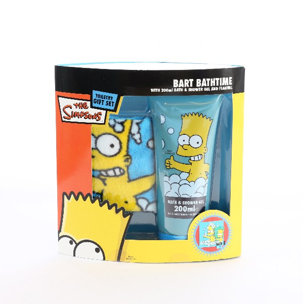 Simpsons Bart Bathtime Gift Set